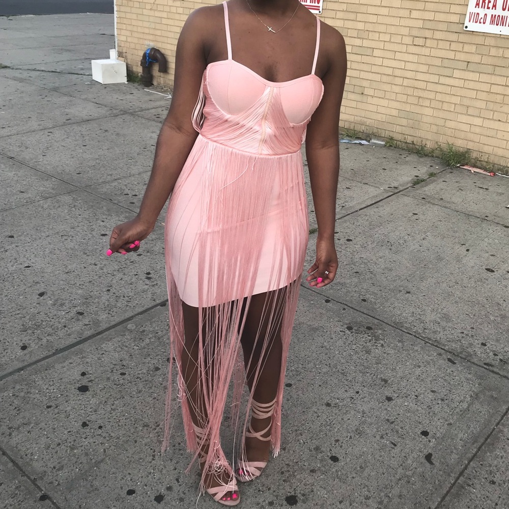 Pink Bandage Dress
